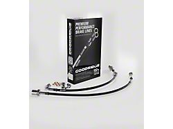 Goodridge 90-91 Honda CRX Stainless Steel Front Brake Lines - 20014F