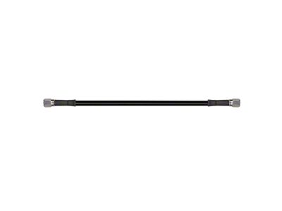 Goodridge 9in Universal Brake Line Assembly w/SS Fittings & Black - 30309TC-BK