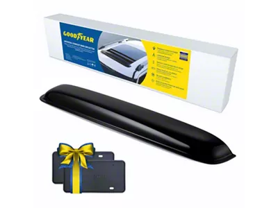 Goodyear Car Accessories Sunroof Deflector; 37.80-Inch (Universal; Some Adaptation May Be Required)