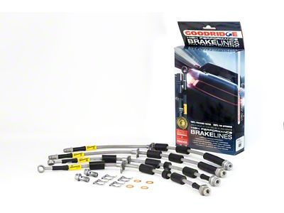 Goodridge 14-19 Ford Fiesta ST Stainless Steel Brake Line Kit - 12333