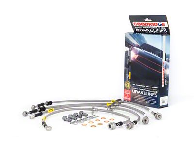 Goodridge 17-21 Honda Civic Hatchback Stainless Steel Brake Line Kit - 20041