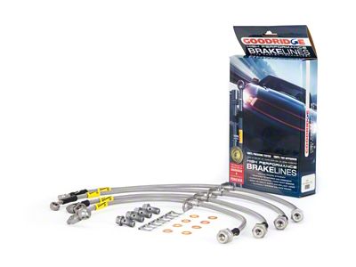 Goodridge 17-18 Honda Civic Base/LX/EX Stainless Steel Brake Line Kit - 20042