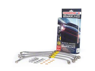 Goodridge 04-08 Acura TSX Stainless Steel Brake Line Kit - 20105