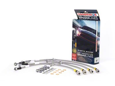Goodridge 13-15 Subaru Crosstrek XV All Models SS Brake Line - 24229