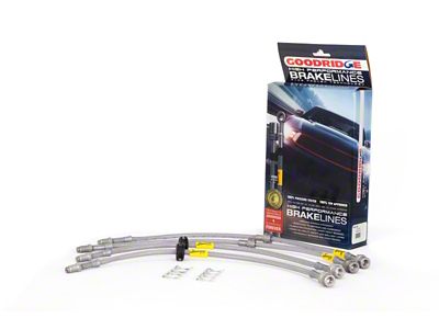 Goodridge 04-13 Mazda 3/Mazdaspeed3 Stainless Steel Brake Line Kit - 25048