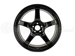 Gram Lights 57CR Glossy Black Wheel; 19x9.5; 25mm Offset; 5x112mm Bolt Pattern; 73.10mm Hub Bore
