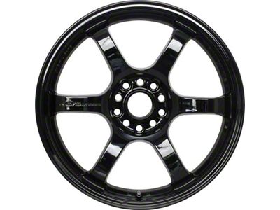 Gram Lights 57DR Glossy Black Wheel; 18x9.5; 38mm Offset