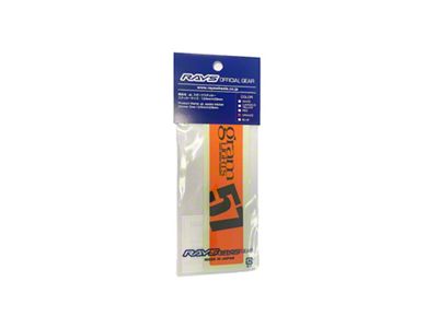Gram Lights 57DR/57CR Spoke Sticker Orange 2 Pcs - WC57SSTKO