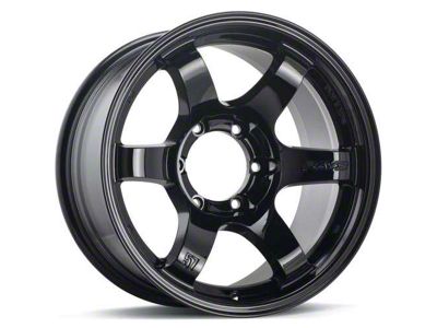 Gram Lights 57DR-X Glossy Black Wheel; 18x9; 0mm Offset