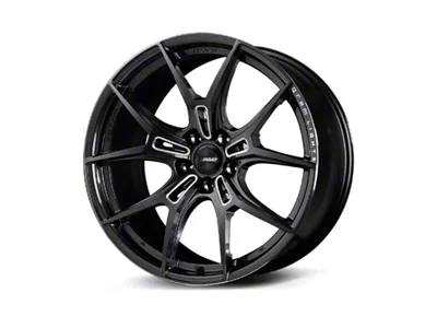 Gram Lights 57FXZ Super Dark Gunmetal and Machining Rim Edge DC Wheel; 20x9.5; 35mm Offset