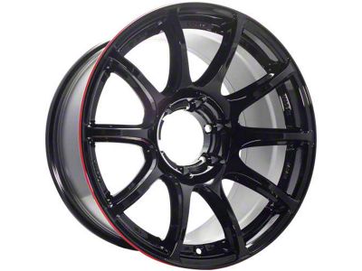 Gram Lights 57Trans-X Black with Machining E-PRO Coat Wheel; 20x9.5; 25mm Offset; 6x139.7mm Bolt Pattern; 112mm Hub Bore