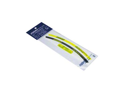 Gram Lights Rim Sticker Luminous Yellow/Black 2 PCS - WCGLSTKRIMKYBK10