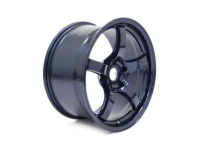 Gram Lights 57CR Eternal Blue Pearl 4-Wheel Kit; 18x9.5; 38mm Offset; 5x114.3mm Bolt Pattern; 73.10mm Hub Bore (04-14 Impreza WRX STI, WRX STI Limited)