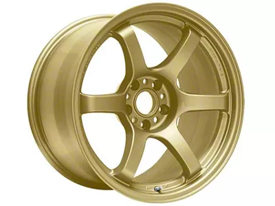 Gram Lights 57DR Almite Gold 4-Wheel Kit; 18x9.5; 38mm Offset; 5x114.3mm Bolt Pattern (04-14 Impreza WRX STI, WRX STI Limited)