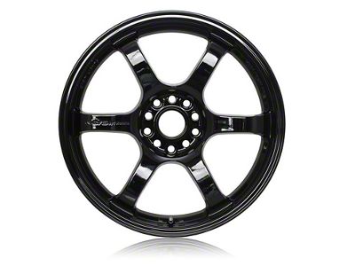 Gram Lights 57DR Glossy Black 4-Wheel Kit; 18x9.5; 38mm Offset