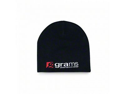 Grams Performance Skully Beanie; Black
