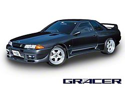 GReddy 89-94 Nissan Skyline GT-R GRacer Front Aero Bumper Spoiler - 17020131