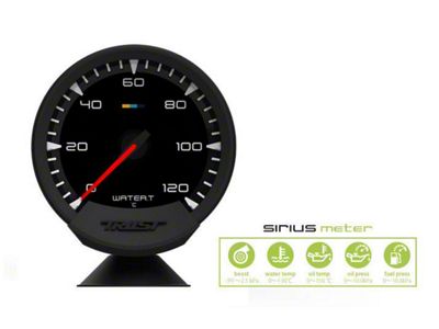 GReddy Sirius Meter - Water Temp 0/120 Deg.C 74mm Analog - 16001731