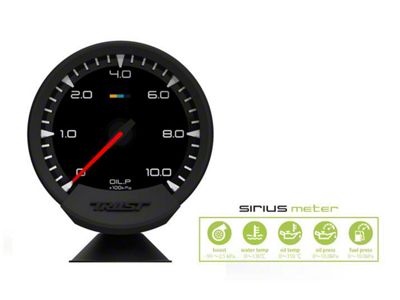 GReddy Sirius Meter - Oil Pressure 0/10.0kPa 74mm Analog Gauge - 16001733