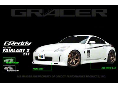 GReddy 03+ 350z Urethane Front Lip Spoiler Must Ask/Call to - 17020231
