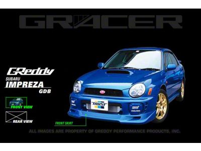 GReddy 02-03 WRX Polyurethane Front Lip Spoiler Must ask/call - 17060052