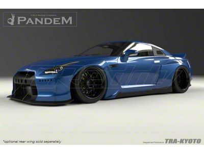 GReddy 09+ Nissan GT-R R35 Pandem Rear Side Diffuser Dry - 17020610