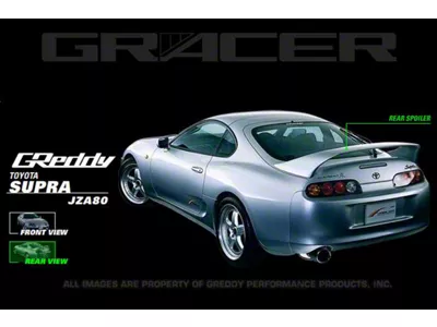 GReddy Aero 1993-1997 Toyota Supra JZA80 Rear Wing Spoiler - 17010026