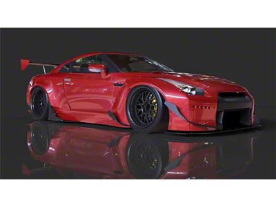 GReddy Rocket Bunny R35 V2 Front Canards FRP - 17020636