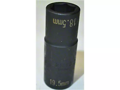 Grey Pneumatic 1/2-Inch Drive Deep Length Flip 18x5x19.5mm Impact Socket; 6-Point