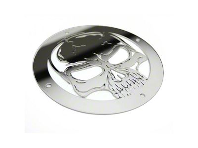 T-REX Grilles Grille Logoz; Skull; Universal; Stainless Steel; Polished; 1 Pc; Bolt-On; - L1009