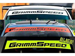 GrimmSpeed 2002+ Subaru WRX/STI / 05-09 Legacy GT Windshield Banner - 111035