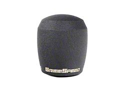 GrimmSpeed Stubby Shift Knob Stainless Steel Black - M12x1.25