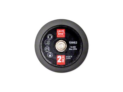 Griots Garage 2in Random Orbital Backing Plate - 10662