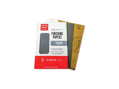 Griots Garage BOSS Finishing Papers - 1200g - 5 .5in - B1225