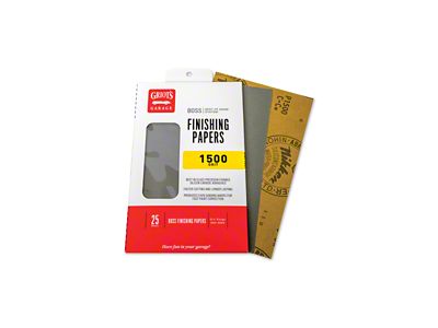 Griots Garage BOSS Finishing Papers - 1500g - 5 .5in - B1525