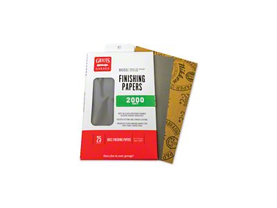 Griots Garage BOSS Finishing Papers - 2000g - 5 .5in - B2025
