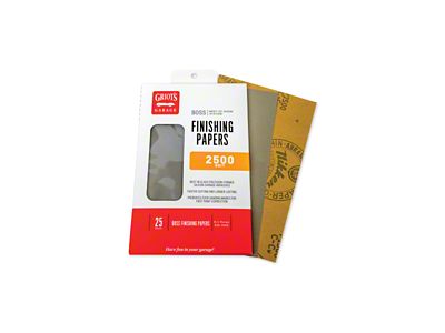 Griots Garage BOSS Finishing Papers - 2500g - 5 .5in - B2525