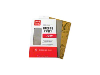 Griots Garage BOSS Finishing Papers - 3000g - 5 .5in - B3025