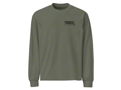 Throtl GTR Street Speed Culture Premium Heavyweight Oversized Long Sleeve Shirt