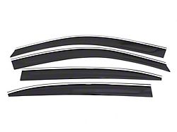 Low Profile Ventvisor Window Deflectors; Front and Rear; Smoke (13-17 Accord)