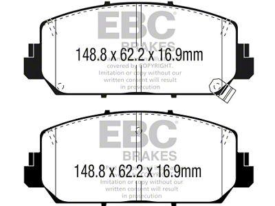 EBC Brakes Yellowstuff Brake Pad Sets Fronts Only - DP43049R