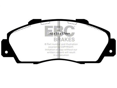 EBC Brakes Bluestuff Brake Pad Sets Fronts Only - DP5872NDX