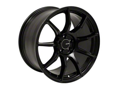 Enkei TS9 Gloss Black Wheel; 18x8; 35mm Offset; 5x114.3mm Bolt Pattern; 72.60mm Hub Bore