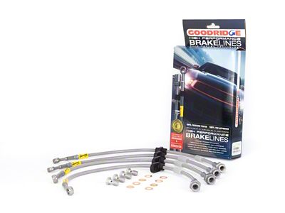 Goodridge 98-00 Honda Accord w/ Rear Disc Brake Lines - 20004