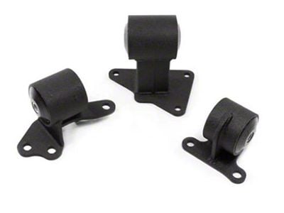 Innovative Mounts 90-93 Accord F-Series Black Steel Mounts 75A Bushings Auto - 29353-75A