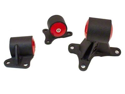 Innovative Mounts 94-97 Accord F-Series Black Steel Mounts 75A Bushings - 29754-75A
