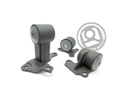 Innovative Mounts 94-97 Accord H-Series Black Steel Mounts 95A Bushings - 29750-95A