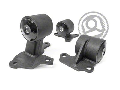 Innovative Mounts 94-97 Accord H-Series Black Steel Mounts 95A Bushings Auto - 29758-95A
