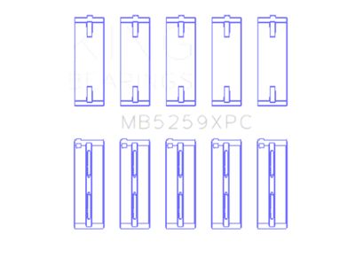 King Engine Bearings A-Series/B-Series/K-Series Size STD pMaxKote Performance Main Bearing Set - MB5259XPC