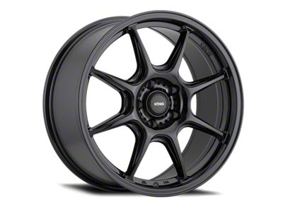 Konig Lockout Gloss Black Wheel; 18x8.5; 35mm Offset; 5x114.3mm Bolt Pattern; 73.10mm Hub Bore